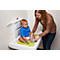 Station à langer Rubbermaid®, pour montage mural horizontal, antimicrobien, pliable, tablette, support pour jusqu'à 40 documents, PP, blanc