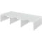 Station de tri styrodoc Jumbo styro®, format C4, 1 étage/3 rangées/3 compartiments, gris