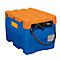 Station-service mobile CEMO Blue-Mobil EASY, avec pompe à membrane CEMATIC BLUE 12 V, réservoir de 200 l pour l'AdBlue®, couvercle à charnière, L 800 x P 620 x H 610 mm