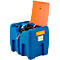 Station-service mobile CEMO Blue-Mobil EASY, avec pompe submersible CENTRI SP30 12 V, réservoir de 210 l pour AdBlue®, couvercle à charnière, L 785 x P 595 x H 685 mm
