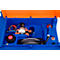 Station-service mobile CEMO Blue-Mobil EASY Premium, avec pompe à membrane CEMATIC BLUE 12 V, réservoir de 980 l pour AdBlue®, compteur K24, L 1270 x P 1070 x H 1120 mm
