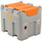 Station-service mobile CEMO DT-Mobil Easy Premium, pompe électrique Cematic Duo 24/12 V, réservoir diesel, 980 l, L 1270 x P 1070 x 1120 mm