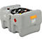 Station-service mobile CEMO pompe électrique CENTRI SP30 12V,30l/min, polyéthylène, simple paroi, L 118 x P 80 x H 71 mm