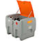 Station-service mobile CEMO Pompe électrique Premium 12V, 40l/min, compteur K24, enrouleur de tuyau, pistolet automatique, couvercle à charnière