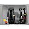 Station-service mobile CEMO Pompe électrique Premium 12V, 40l/min, compteur K24, enrouleur de tuyau, pistolet automatique, couvercle à charnière