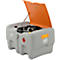 Station-service mobile Pompe électrique CEMO 12V, 40l/min, pistolet automatique, couvercle à charnière, polyéthylène, simple paroi, L 118 x P 80 x H 71 mm