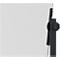 Stativ-Drehtafel Legamaster UNITE, magnetisch, drehbar um 360°, B 2000 x T 12,6 x H 1000 mm, lackierter Stahl, weiß
