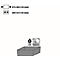 Stawa-R bodemopvangbak voor asecos chemiekasten van de CS- en CX-serie, plaatstaal, B 472 x D 483 x H 118 mm, 22 l