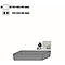 Stawa-R bodemopvangbak voor asecos veiligheidskasten van de series Q30, Q90 en S90, plaatstaal, lichtgrijs, B 742 x D 507 x H 83 mm, 22 l