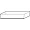 Stawa-R bodemopvangbak voor asecos veiligheidskasten van de series Q30, Q90 en S90, roestvrij staal 1.4301, B 742 x D 507 x H 83 mm, 22 l