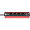 Steckdosenleiste Brennenstuhl Ecolor, 4-fach, 2 x USB, IP20, Kindersicherung, 2100 mA, Kunststoff, rot/schwarz