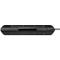Steckdosenleiste brennenstuhl estilo, 6-fach, 2 USB-Ladebuchsen, IP20, Kabellänge 2 m, L 365 x B 60 x T 110 mm, Edelstahl & Kunststoff, schwarz-silber