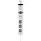 Steckdosenleiste Olympia IOIO SL 3000, 3-fach + 2 x USB-A und 1 x USB-C, Kabellänge 1,5 m, Polypropylen, weiß