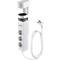 Steckdosenleiste Olympia IOIO SL 3000, 3-fach + 2 x USB-A und 1 x USB-C, Kabellänge 1,5 m, Polypropylen, weiß