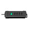 Steckdosenleiste Premium-Line 4fach,schw