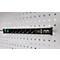Steckdosenleiste Treston 468/3, 6-fach, 2 x USB A & 2 x CAT6A, An/Aus-Schalter, 4,5 m langes Kabel, B 468 x T 44 x H 52 mm, Aluminium