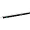 Steckdosenleiste Treston 683/3, 5-fach, 2 x USB-A & 2 x CAT6A, An/Aus-Schalter, 4,5 m langes Kabel, 16 A/250 V, B 683 x T 44 x H 52 mm, Aluminium