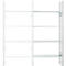 Steckregale System R 3000, Anbaufeld, B 1345 mm, 4 Böden verzinkt