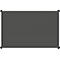 Stecktafel Ultradex Planrecord, Wandmontage, 61 waagerechte Schienen, B 1250 x T 22 x H 770 mm, Werkstoff und Aluminium, schwarz