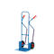 Steekwagen fetra - stalen - met groot schepvlak B 480 x D 300 mm - massief rubberen banden - draagvermogen 300 kg