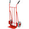 Steekwagen - stalen - massief rubberen banden - draagvermogen 250 kg - extra grote schep - ons merk Schäfer Shop