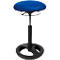 Stehhilfe Sitness HIGH BOB, ergonomisches Sitzen, Sitzhöhe 490 bis 700 mm, blau, Gestell schwarz pulverbeschichtet