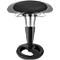 Stehhilfe Sitness HIGH BOB, ergonomisches Sitzen, Sitzhöhe 490 bis 700 mm, schwarz, Gestell schwarz pulverbeschichtet