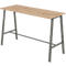 Stehtisch Meeting Point, rechteckig, A-Fuß-Gestell, B 1750 x T 680 x H 1042 mm, Asteiche/anthrazit