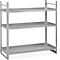 Stelling depot 320 en 400 CEMO voor gevaarlijke stoffen, B 1350 x D 610 x H 1350 mm, staal verzinkt, 3 legborden