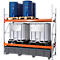Stellinglekbak, polyetheen, inrijvakken, chemicaliënbestendig, corrosiebescherming, 1000 l volume