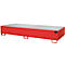 Stellinglekbak type RW/GR 3300-3, met rooster, rood RAL3000