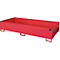 Stellinglekbak type RW/RW 2700-3, zonder rooster, rood RAL3000