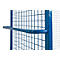 Stellingwagen met roosterwanden, 1150 x 720 x 1800 mm, 1 zijwand open