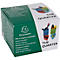 Stiftebox Exacompta THE QUARTER Aquarel, modulare Kreisform, 2 gleich hohe & 2 gleich niedrige Viertel, stapelbar, Kunststoff, mehrfarbig