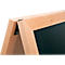 Stoepbord Economy outdoor - MDF - B 670 x H 1030 mm – magnetisch - 2 beschrijfbare zijden - beuken