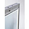 Stoepbord WindPro LED - polycarbonaat - B 740 x H 1223 mm - voor A1 formaat - weerbestendig- met wielen - grijs