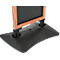 Stoepbord WindPro WOOD – hout – B 460 x H 680 mm – voor A1 formaat – weerbestendig - wielen -grenen 