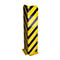 Stootbeschermingshoek L-vorm voor palletstellingen, H 800 mm, geel/zwart