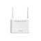Weißer Strong LTE-Router mit zwei Antennen und Status-LEDs auf der Vorderseite.
