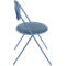 Stühle Meet by Paperflow Saturne, 2er-Set, B 520 x T 540 x H 820 mm, Kunstleder, Blau/Blau