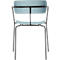 Stuhl BISTRO, stapelbar bis zu 4 Stück, B 535 x T 545 x H 760 mm, Stahlrohr & Polypropylen, blau, 2 Stück