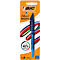 Stylo à bille 4 couleurs BIC 4 Colours Smooth avec encre 40% plus douce, 1 pièce sous blister, couleur du corps Drop-Blue