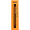 Stylo à bille Rhodia scRipt, corps en aluminium, mécanisme à poussoir, épaisseur de trait 0,7 mm, rechargeable, orange