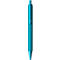 Stylo à bille Rhodia scRipt, corps en aluminium, mécanisme à poussoir, largeur de trait 0,7 mm, rechargeable, turquoise