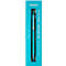 Stylo à bille Rhodia scRipt, corps en aluminium, mécanisme à poussoir, largeur de trait 0,7 mm, rechargeable, turquoise