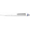 Stylo à bille Schneider K3 Biosafe, largeur de trait M, indélébile, bioplastique, corps blanc, couleur d'écriture bleue, 10 pcs