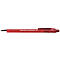 Stylo à bille rouge avec l'inscription "PAPERMATE FLEXGRIP MED.".