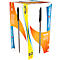 Une boîte de stylos Paper Mate InkJoy. 2 stylos sont visibles. La boîte contient 80+20 stylos gratuits.