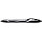 Stylo gel BIC Gel-ocity Quick Dry, mécanisme à pression, corps caoutchouté, épaisseur de trait 0,3 mm, 12 pièces, couleur d'encre noire