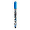 Stylo roller Pelikan Inky, encre bleue, largeur de trait 0,5 mm, système de régulation de l'encre et fenêtre, fermeture par capuchon, plastique, bleu
